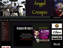 Tablet Screenshot of angelcrespo.com